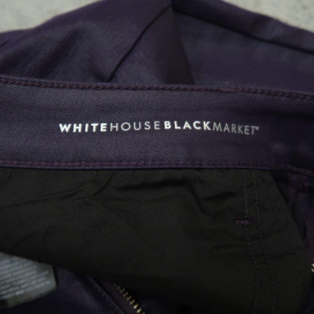 WHBM Jeans Women's Size 10L Purple High-Rise Skinny Coated Micro Jean 31" Inseam - Picture 11 of 16